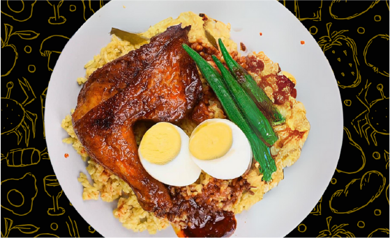 Nasi Kandar Ayam Roast